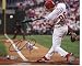 MLB Philadelphia Phillies Chase Utley Hitting Autographed 8-by-10-Inch Photograph