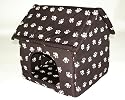 Hundehöhle Hundehaus Gr. XXL - 74 x 73 x 68 cm Schwarz