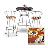 IMAGE OF Chrome Bar Table & 2 Chrome 29