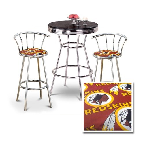 Chrome Bar Table & 2 Chrome 29