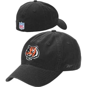 Cincinnati Bengals -Black- Tiger Logo Fitted Sideline Slouch Hat
