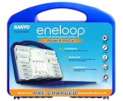 eneloop Starter Kit in Blue Case (Power Pack 1st Gen)