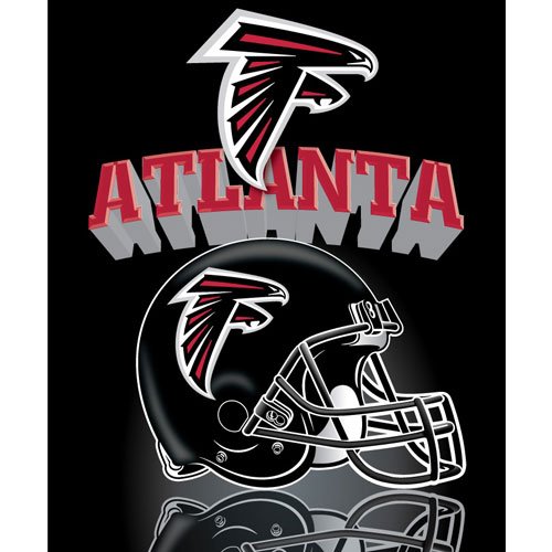 Northwest Atlanta Falcons Gridiron Fleece Throw