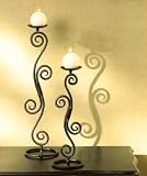 2 New Wrought Iron Tabletop Candle holder Candlesticks 51phA4a6PcL. SL160 2 New Wrought Iron Tabletop Candle holder Candlesticks