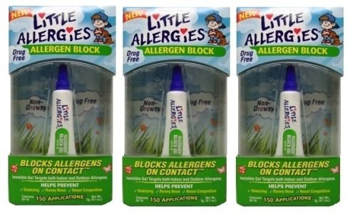 Little Allergies Allergen Block, 0.1-Ounce 3 PACK,150 Applications Per A Tube