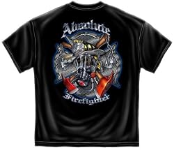 Absolute Firefighter Gas Mask - Firefighter T-Shirt