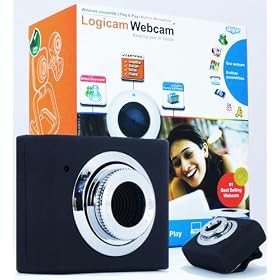 Laptop Webcam, Logicam Webcam Laptop Camera, Skype Webcam, Mini Retractable USB Webcam, Web Camera with Built-in Microphone, Light Weight (25g) - Plug and Play no driver needed, Works with Skype Yahoo MSN Etc - (SAME OR NEXT DAY DISPATCH)