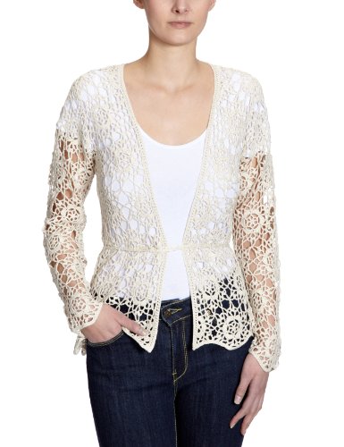 Kaffe Damen Strickjacke, 52364, Gr. 42 (XL), Beige (Pearl sand 1054) Preisvergleich