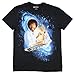 Bob Ross Galaxy Painting Graphic T-Shirt - Black