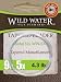Wild Water Fly Fishing Tapered Leader-5X, 9'