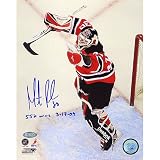 Steiner Sports NHL New Jersey Devils Martin Brodeur 552nd Win 8 x 10-inch Photo with "552nd Win, 3-17-09" Inscription.