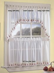 Apple Orchard Kitchen Curtain - Insert Valance