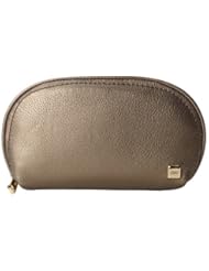 Shoes: Nine West 9W City Chic Leather Collection Highline Metallic Cosmetic Bag Metal Smoke,One Size - Nine West