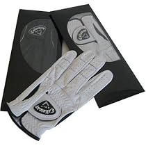 Callaway Premium Leather Men's Golf Gloves - - 3 Glove Pack goes on left hand - Large size