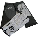 Callaway Premium Leather Men's Golf Gloves - - 3 Glove Pack goes on left hand - Large size
