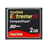 SanDiskSDCFX3-002G-A212GBx20MB/secExtremeIIICFCard