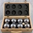 Boules Set mit 8 Kugeln (74 mm), 720g im Holzkoffer