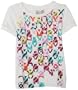 Roxy Girls 7-16 "That'S Because" Round Neck Cotton Slub Tee,White,L (12/14)