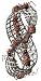 M.C. Escher (Mobius Strip II) Gold Wood-Mounted Art Poster Print - 22