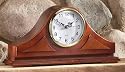Mantle Hide - a - gun Clock Dark Oak