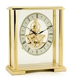 16 Cm Gold Finish Skeleton Carriage Clock By Lc Designs