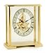 16 Cm Gold Finish Skeleton Carriage Clock By Lc Designs