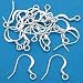 20 Silver Plated Earring Hook Wires Findings Jewelry