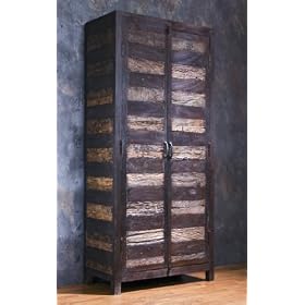 Quadro Point Armoire Cabinet- Cabin Rustic Lodge Mountain Look by Kathy Kuo Designs