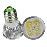 Warm White 4 PCS E27 4X1W LED Lamp Light Bulb Energy Save Spotlight