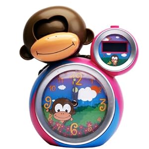 BabyZoo Monkey Sleeptrainer Pink/Blue, teach your child when to stay in bed