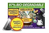 The Organic Coffee Co., Decaf Gorilla Coffee, 12 OneCup Single Serve Cups
