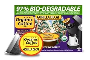 The Organic Coffee Co., Decaf Gorilla Coffee, 36 OneCup Single Serve Cups