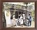 African American Black Getting Water At The Well Picture Framed Art Print