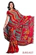 Bhairavi Georgette Printed Casual Saree Sari Bellydance fabric