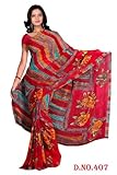 Bhairavi Georgette Printed Casual Saree Sari Bellydance fabric Bhairavi Georgette Printed Casual Saree Sari Bellydance fabric