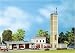 Faller HO Fire Station Kit: Commanders Bld, 3-Stall Garage Annex, 2 Garages, Observat...