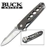 Buck Crosslock Folding Knife Grey Alpha