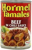 Hormel Beef Tamales, In Chili Sauce, 15-Ounce Units (Pack of 12)