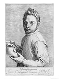 The Actor Jean Gabriel Swel Art Giclee Poster Print by Agostino Carracci, 18x24