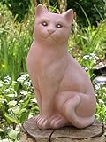 Eigenschaften Tiefes Kunsthandwerk GbR  / Katze groß stehend terracotta