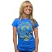NFL San Diego Chargers Women's Vintage Flock Short Sleeve Crew Tee