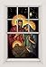 WOWindow Posters Jesus Mary Joseph Manger Christmas Window Decoration 34.5