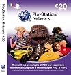 PS3, PSP - PSN Card Sony 20 EUR