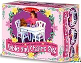 Melissa & Doug Deluxe Wooden Table & Chairs Set