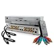 Nyrius HD Ready Component Video Source Selector Switch (SW201) with Bonus 4 Pack of 6 Foot Component Video Cables (RGBCAB6E) & Bonus 4 Pack of 6 Foot High Performance Digital Audio Optical Toslink Cable (NWOC500)