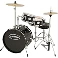 Pulse 3-Piece Deluxe Junior Drum Set Black