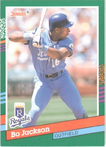1991 Donruss # 632 Bo Jackson Kansas City Royals Baseball Card