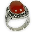 Fashion Ring Sterling Silver Smokeyquartz Jewelry US Size 3 1/2