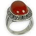 Fashion Ring Sterling Silver Smokeyquartz Jewelry US Size 3 1/2