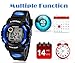 SYNOKE Unisex Kids Student Watches Fashion Sports Watches with Alarm Chronograph Long lasting battery Calendar Noctilucen Wristband Digital Watches (Red)